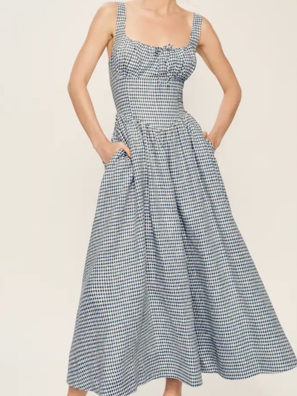 Reformation Balia Linen Dress